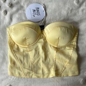 Princess Polly Koko Bustier Lemon